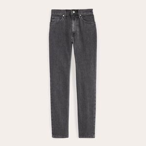 Everlane | High Rise Straight Jeans in Washed Charcoal